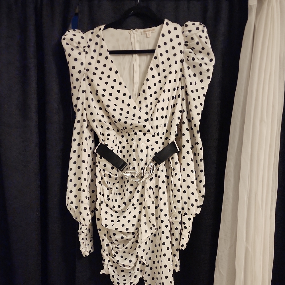 80's Style Polka Dot Dress